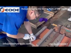 Macchina di bruciatura a rulli a cilindro idraulico a scivolo a doppia rotazione 2500 mm di lunghezza