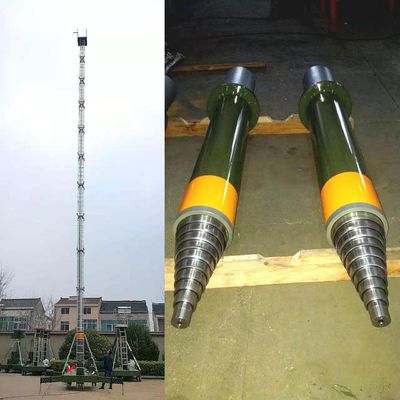 cilindro idraulico compatto a più fasi cilindri telescopici a singola e doppia azione