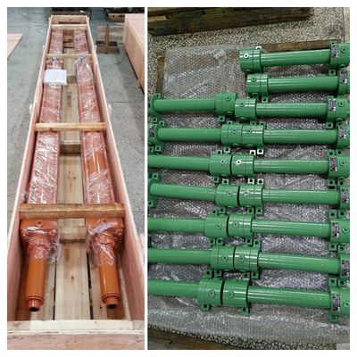 Cylindro idraulico a tre fasi a carico pesante 21 Mpa Pressione operativa