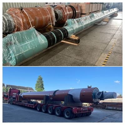 21 Mpa Pressione di esercizio Fabbrica di acciaio cilindri idraulici pesanti con diametro massimo di foratura 865 mm