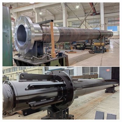 Costruzione robusta cilindro idraulico cromo rivestimento auto-guidato anti rotazione