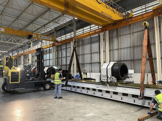 EOOE Macchina di bruciatura a rulli a scivolo con fissazione del pezzo e rotazione dell'utensile