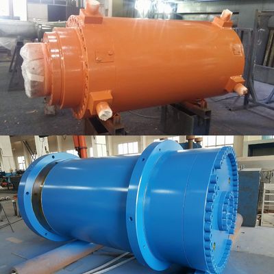Cilindri da 800 mm a colpo massimo utilizzati per sollevare una conchiglia intermedia