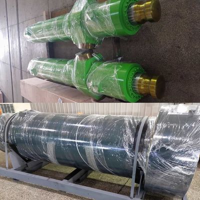 Fabbrica di acciaio metallurgico cilindro idraulico a carico pesante 210 bar con lunghezza del tratto su misura