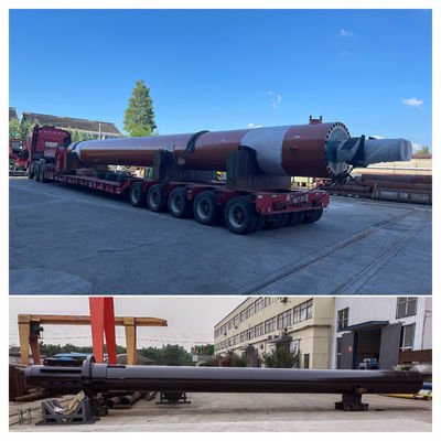 Costruzione robusta cilindro idraulico cromo rivestimento auto-guidato anti rotazione