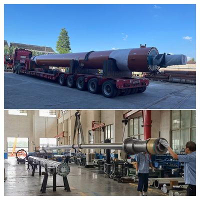 Tipo di pistone cilindro idraulico a azione singola Heavy Duty con lunghezza del tratto su misura