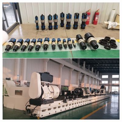 EOOE Hydraulic SRB Skiving Burning Machine ISO9001 con trasportatore a chip