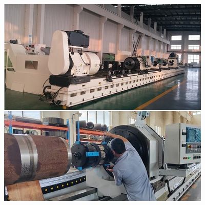 0.8 mm/r Ra 0.037 Skiving Roller Burning Machine con progettazione di rotaie guida ultra larghe